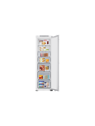 White 218L Slimline integrated larder fridge with SpaceMax - Samsung BRZ22600EWW