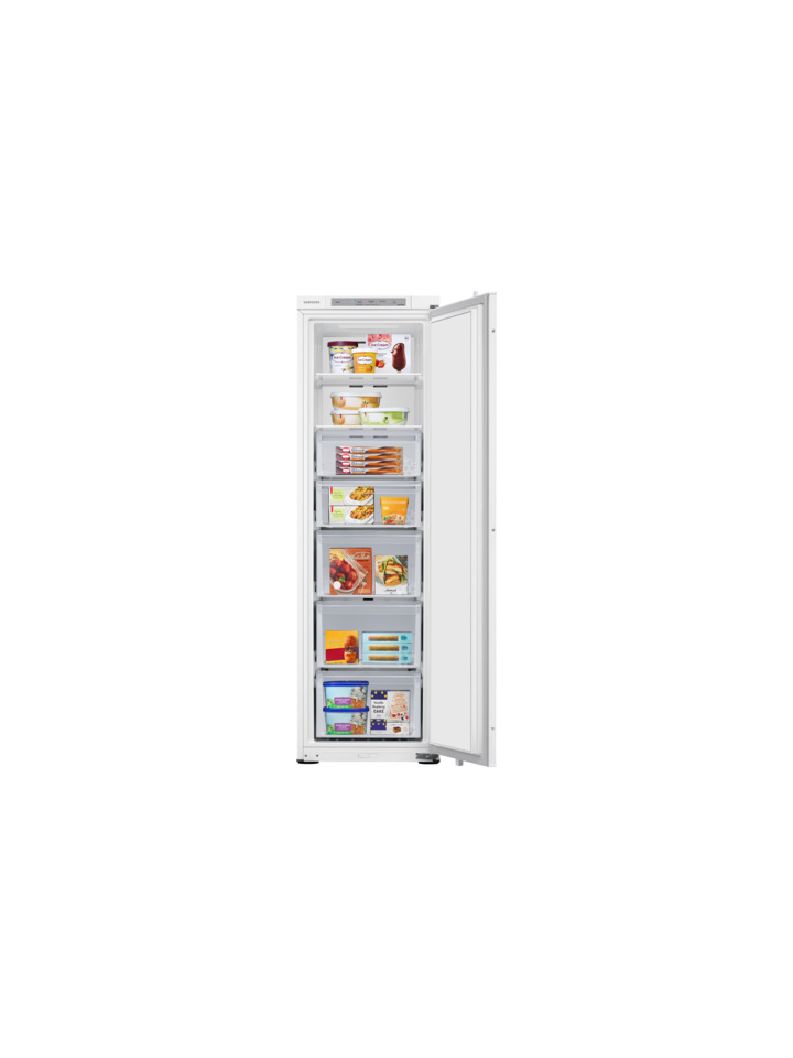 White 218L Slimline integrated larder fridge with SpaceMax - Samsung BRZ22600EWW/EU