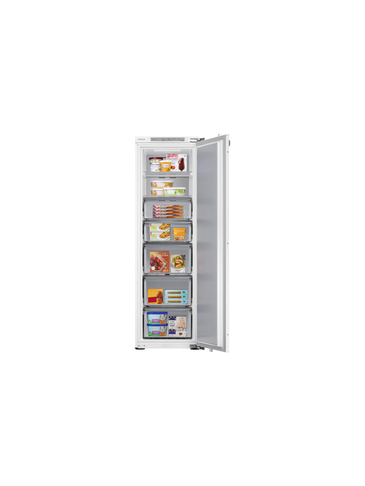 White 218L Slimline integrated larder fridge with SpaceMax - Samsung BRZ22720EWW/EU