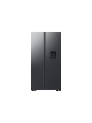 Black 578L American-style fridge freezer with AI Energy Mode - Samsung RS57DG410EB4