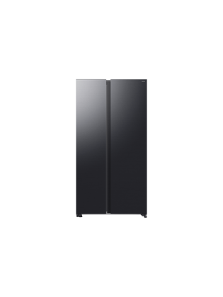 Black 659L American-style fridge freezer with AI Energy Mode - Samsung RS70F65QEF
