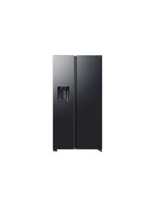 Black 634L American-style fridge freezer with AI Energy Mode - Samsung RS70F66KCF