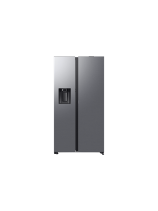Silver 640L American-style fridge freezer with AI Energy Mode - Samsung RS80F64KET