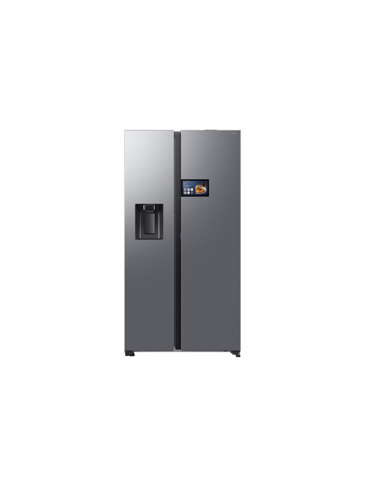 Silver 621L American-style fridge freezer with AI Energy Mode - Samsung RS90F64EET/EU