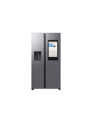 Silver 614L American-style fridge freezer with Family Hub - Samsung RS90F66BET